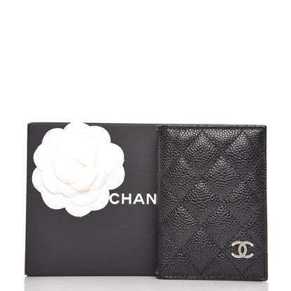 Chanel Caviar Quilted Card Holder Wallet Black 8 of 8