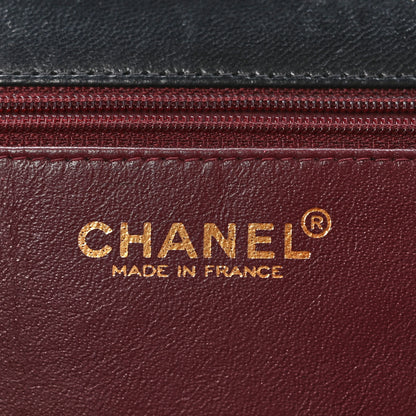 Chanel Lambskin Quilted Clutch With Chain Flap Black 6 of 10