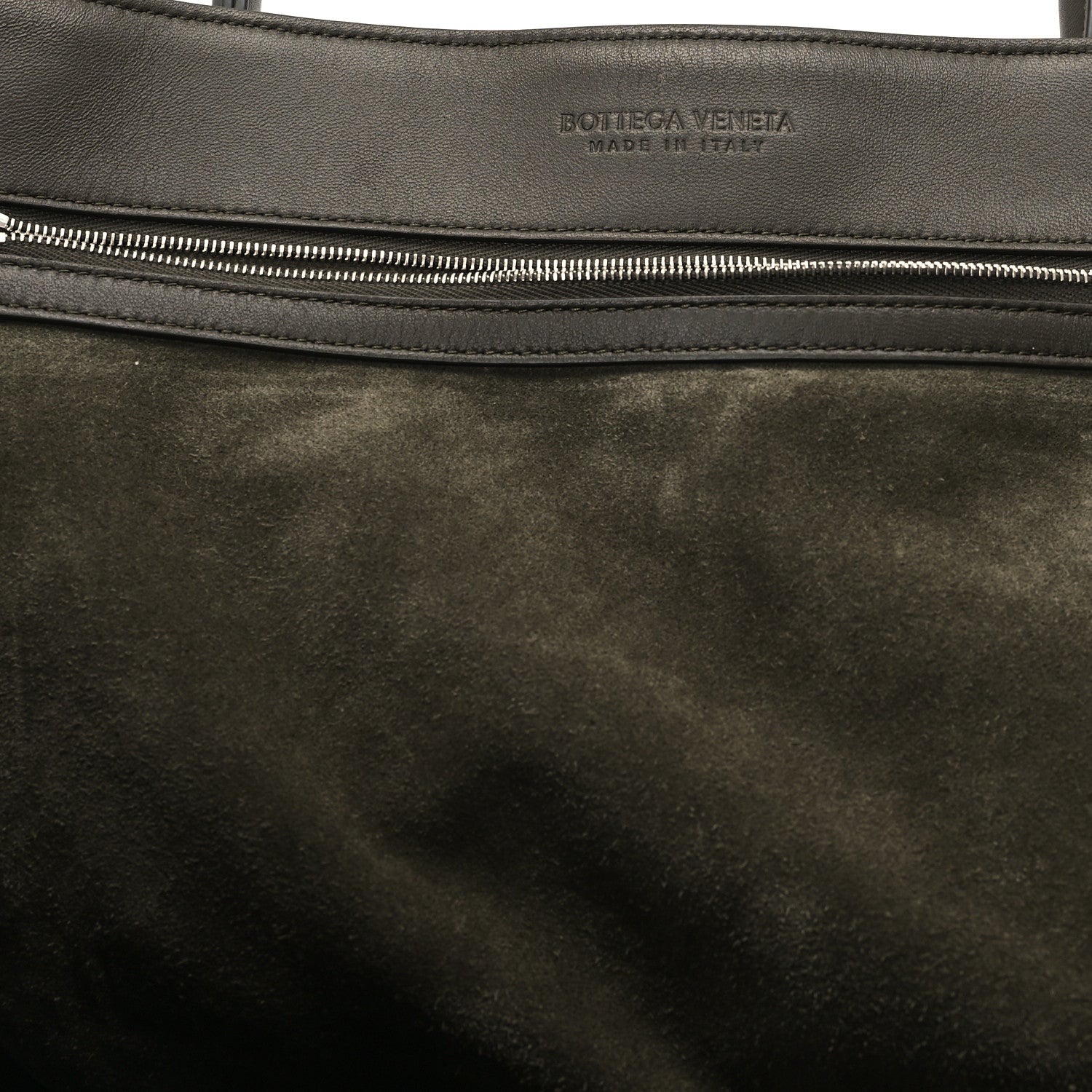 Bottega Veneta Suede Large Cabat Camping Kaki 6 of 12