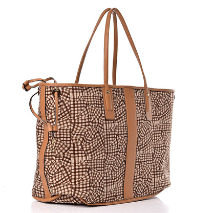MCM Visetos Large Liz Reversible Shopper Tote Cognac 10 of 14