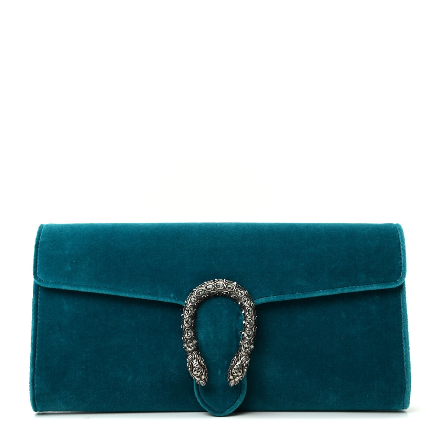 Velvet Dionysus Clutch Pavone