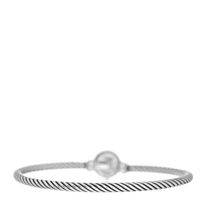 David Yurman Sterling Silver Black Onyx 3mm Chatelaine Bracelet 3 of 4