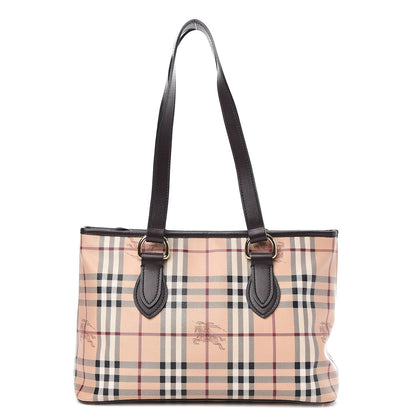 Burberry Haymarket Check Medium Regent Tote Chocolate 1 of 10