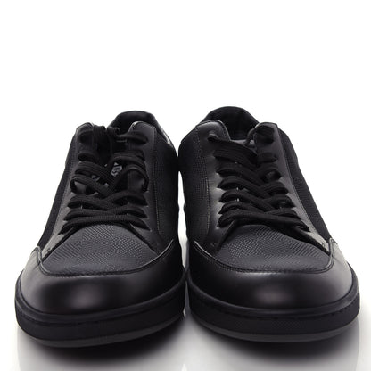 Louis Vuitton Calfskin Nylon Damier Offshore Sneakers 7 Black 5 of 11