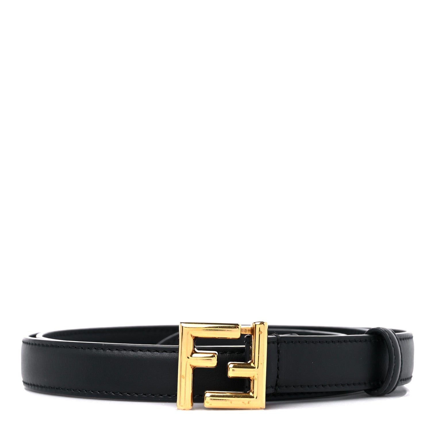 Fendi Vitello King FF 2CM Belt 95 38 Black 1 of 5