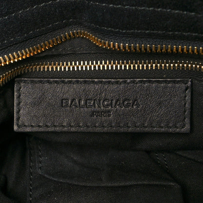 Balenciaga Baby Daim Gold Metallic Edge Hardware City Black 5 of 16
