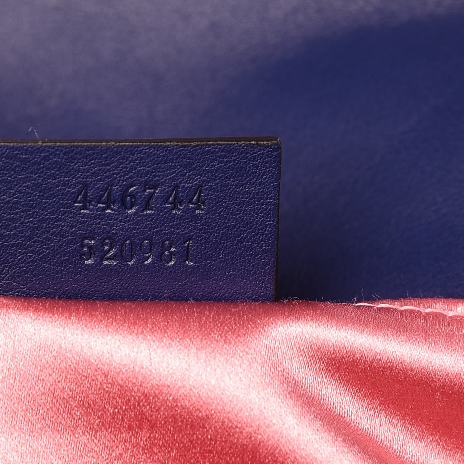 Gucci Velvet Matelasse Mini GG Marmont Shoulder Bag Cobalt Blue 7 of 8