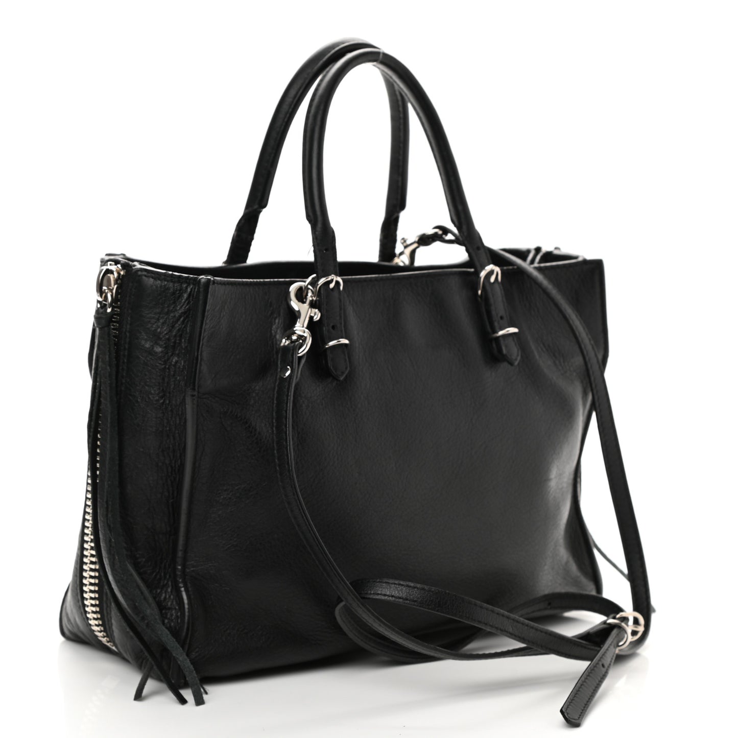 Veau Papier A6 Zip Around Tote Black