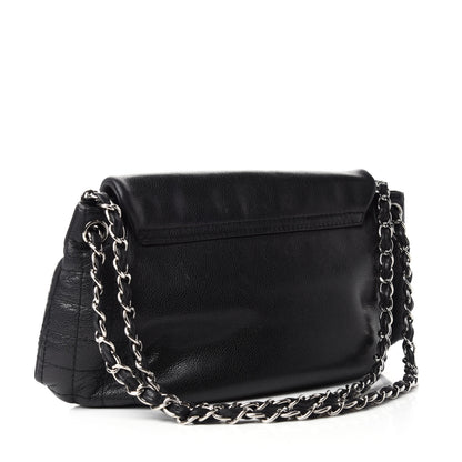 Chanel Caviar Half Moon Large Flap Black 3 of 10