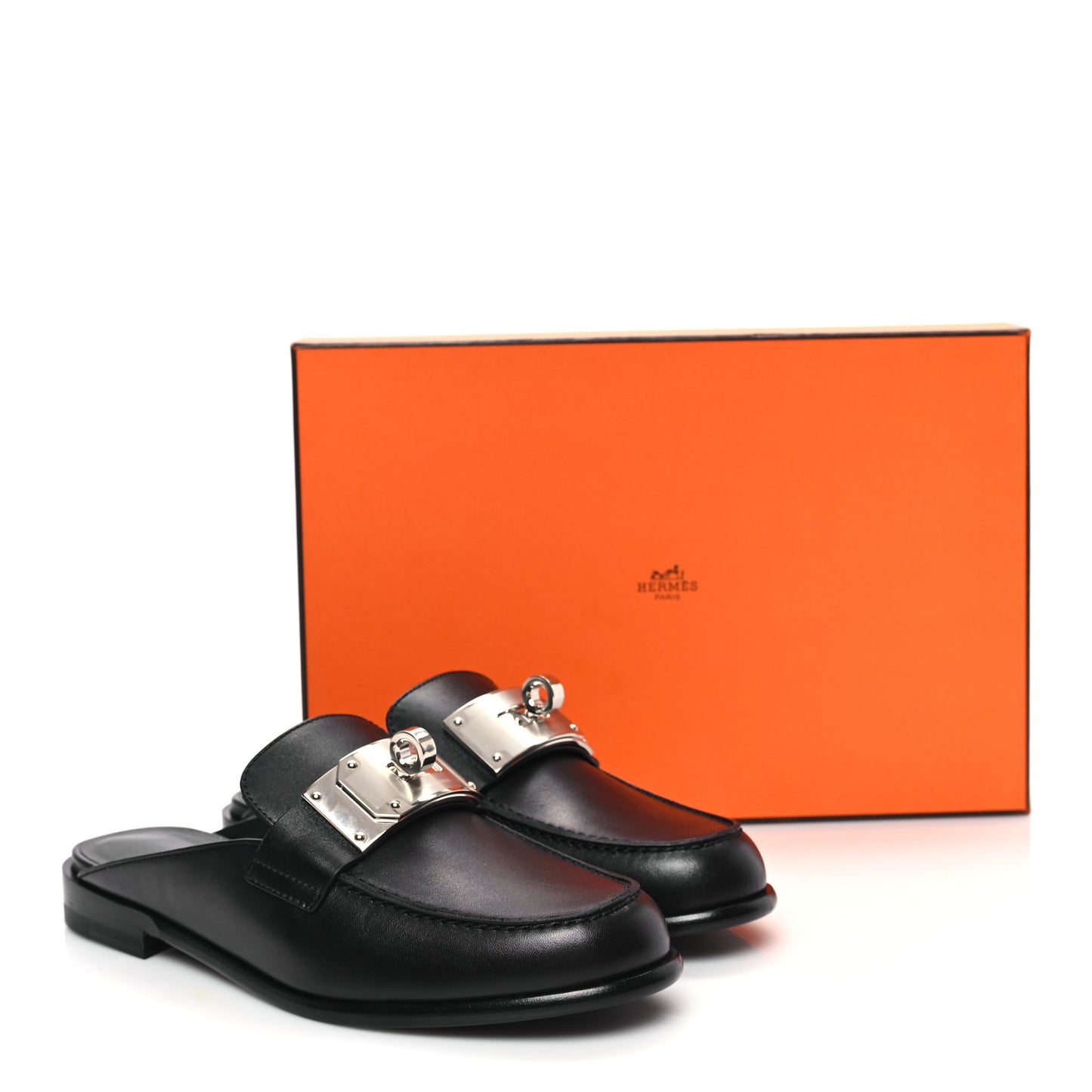 Calfskin Iota Mules 37 Black