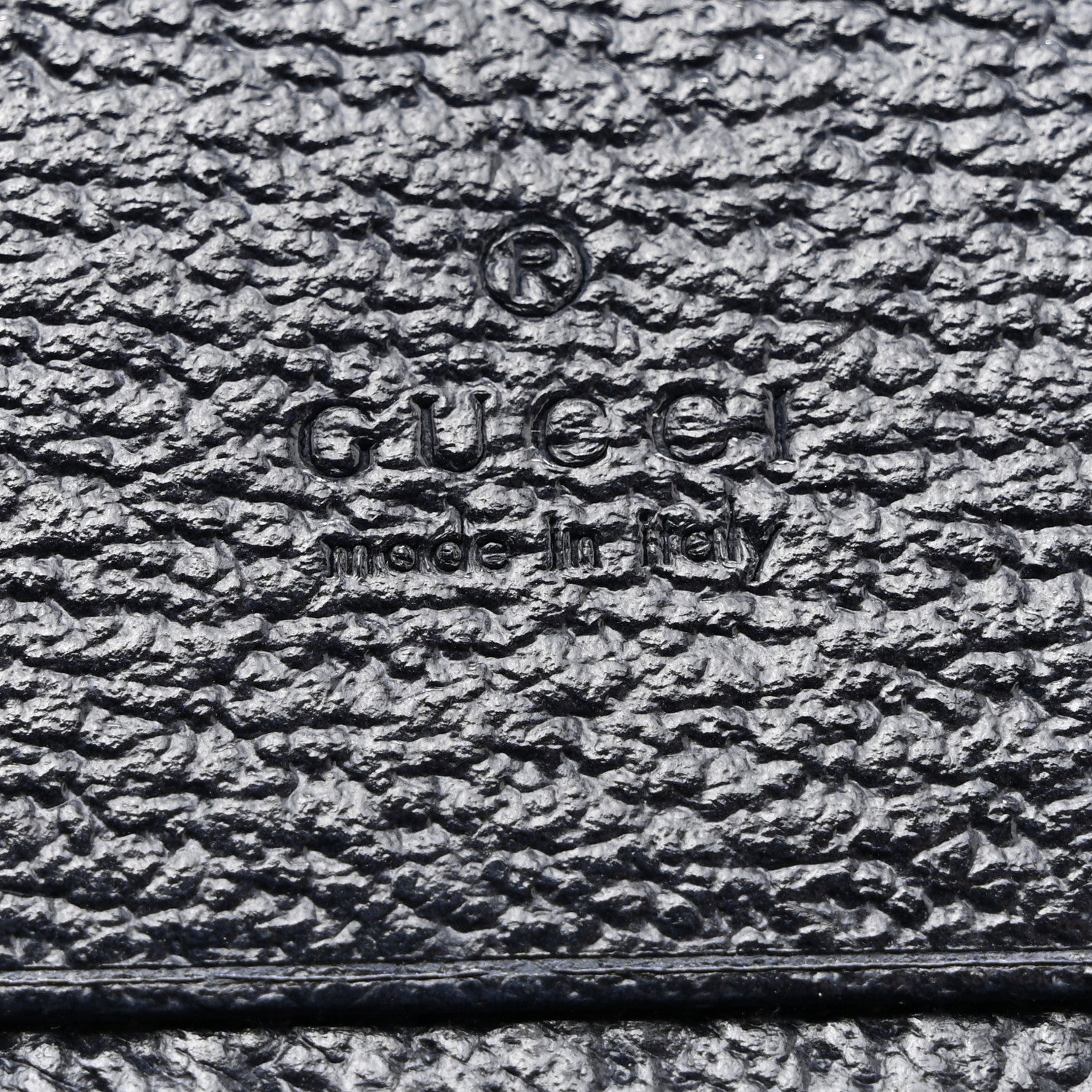 Gucci GG Supreme Monogram Textured Dollar Calfskin Web Ophidia Card Case Beige Blue 6 of 8