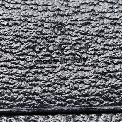 Gucci GG Supreme Monogram Textured Dollar Calfskin Web Ophidia Card Case Beige Blue 6 of 8