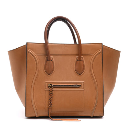 Celine Natural Calfskin Medium Phantom Luggage Tan 1 of 16