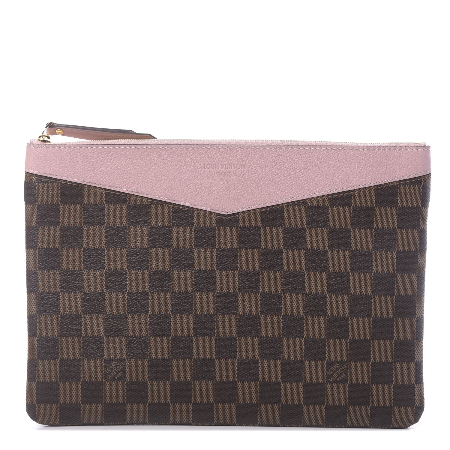 Louis Vuitton Damier Ebene Daily Pouch Rose Poudre 1 of 7