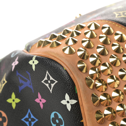 Louis Vuitton Monogram Multicolor Chrissie Black 9 of 17