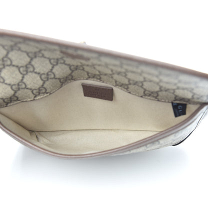 Gucci GG Supreme Monogram Neo Vintage Web Belt Bag Brown 4 of 8