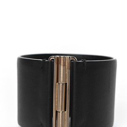 Chanel Calfskin CC Wide Cuff M Black 7 of 9