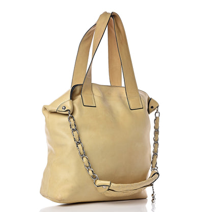 Chanel Lambskin Edgy Tote Beige 3 of 18