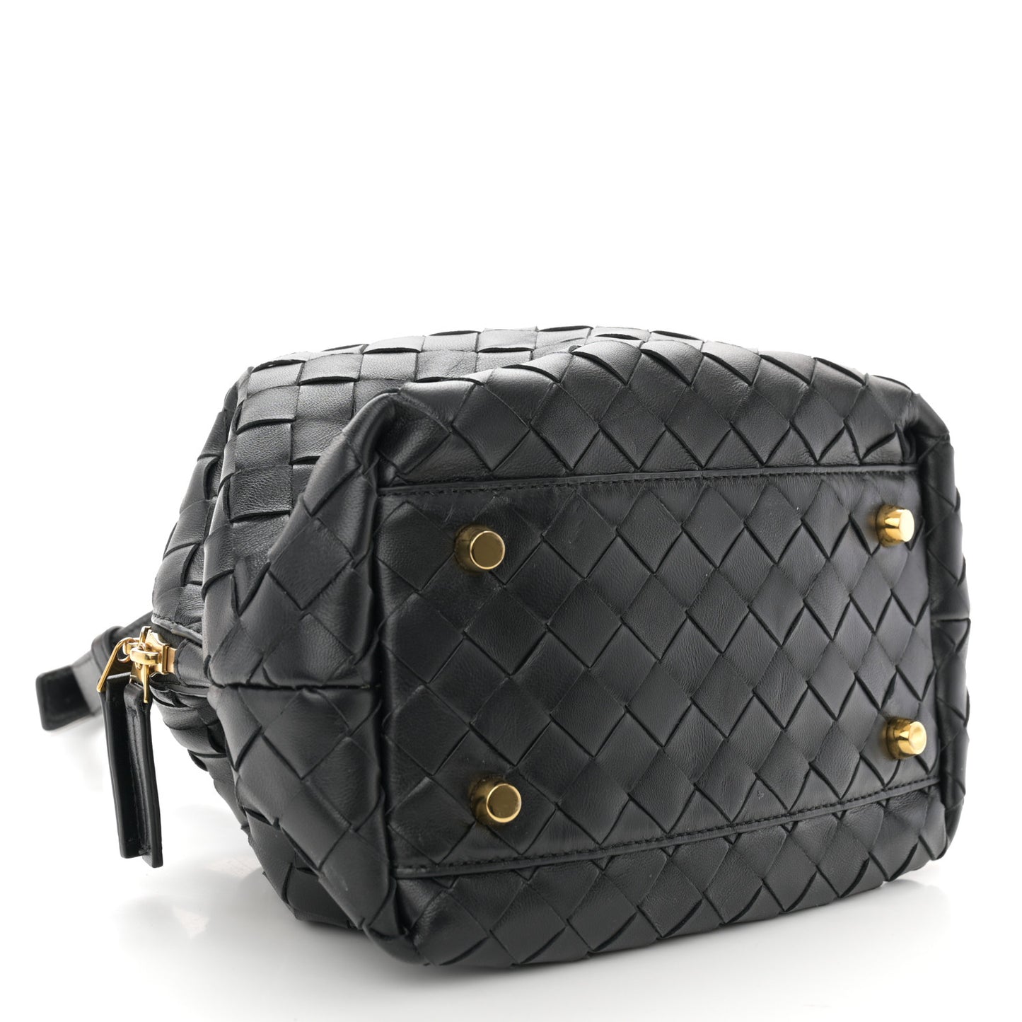 Nappa Intrecciato Bauletto Black
