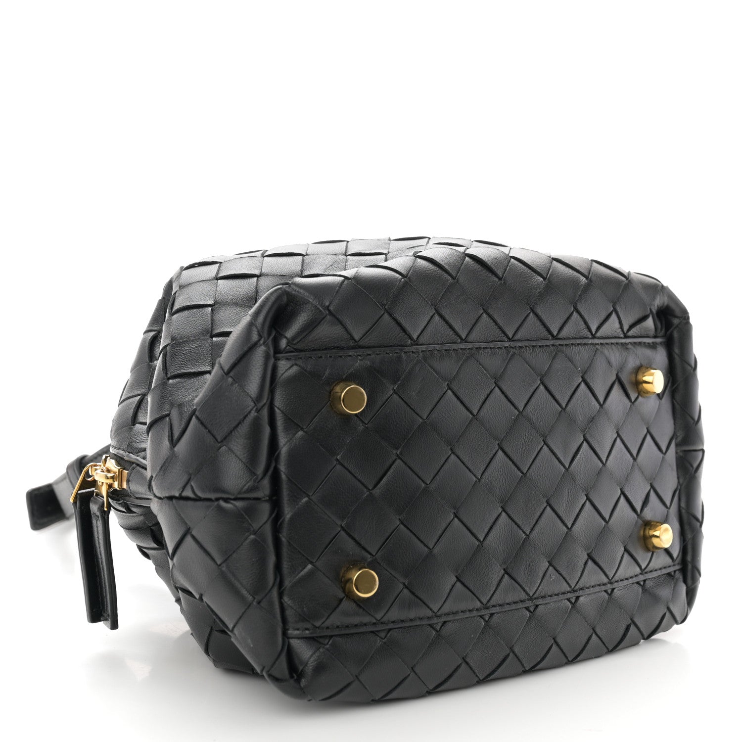 Bottega Veneta Nappa Intrecciato Bauletto Black 4 of 10