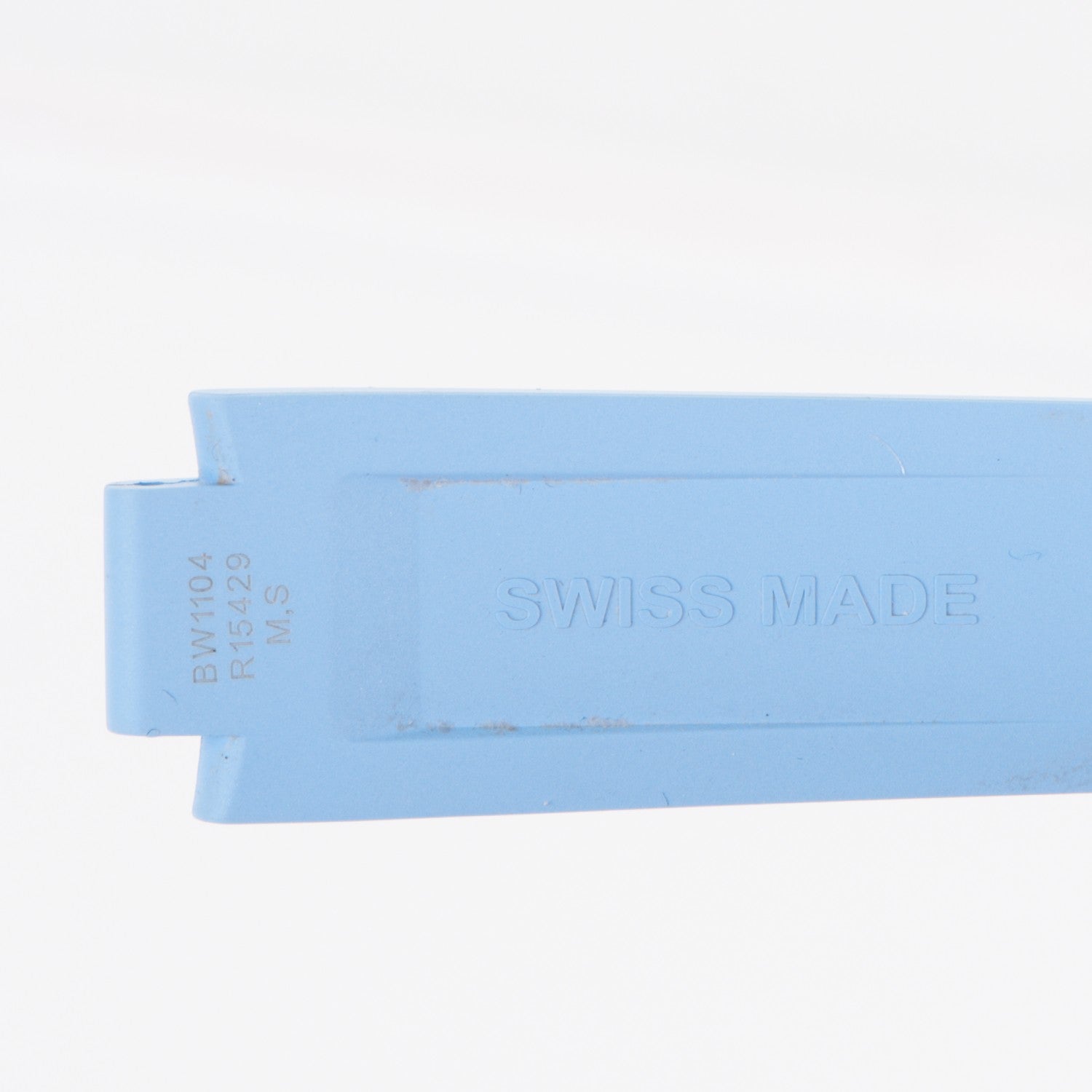 Louis Vuitton Rubber Monogram Tambour 10mm Watch Strap Blue 3 of 4