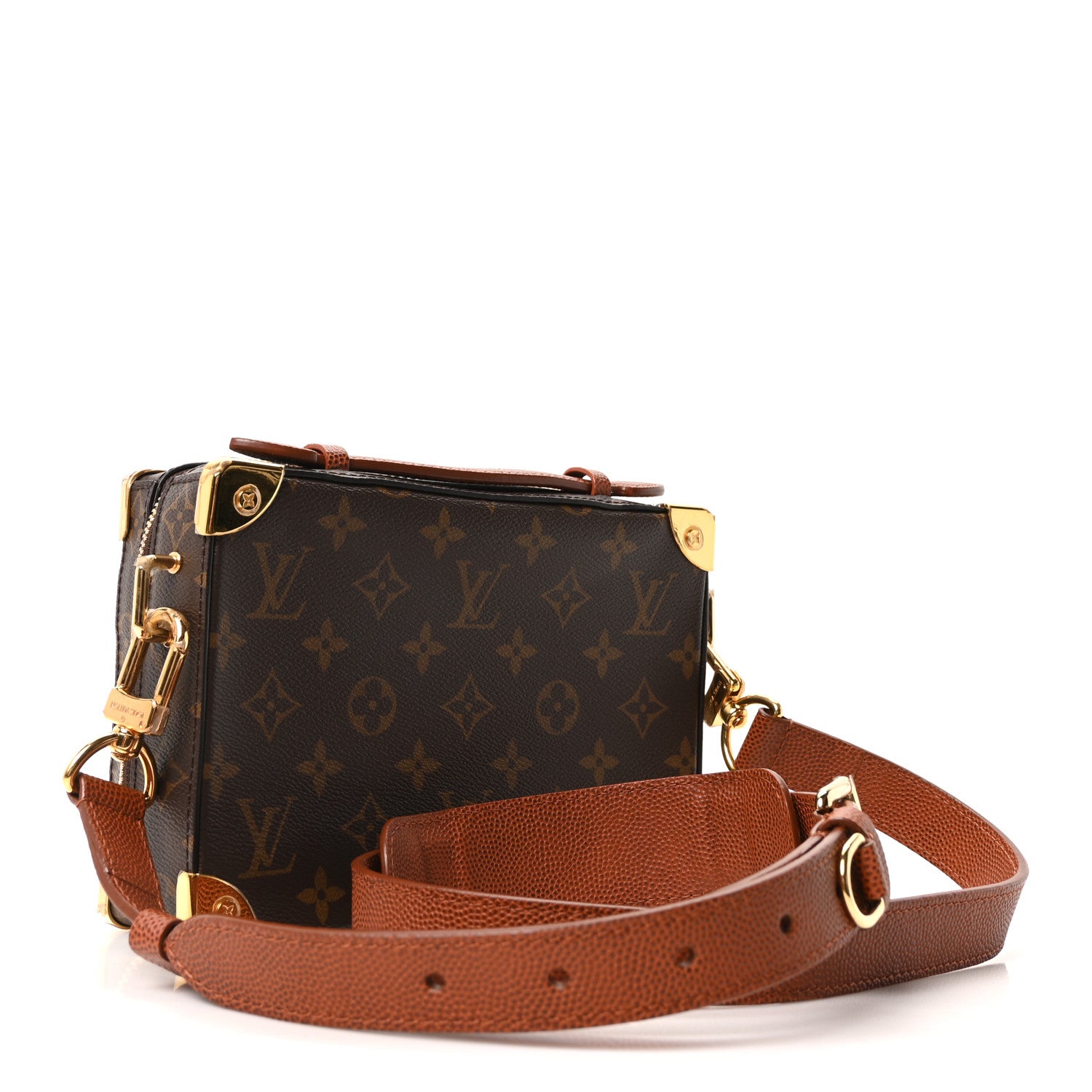 Louis Vuitton X NBA Grained Calfskin Monogram Handle Trunk Brown 4 of 17