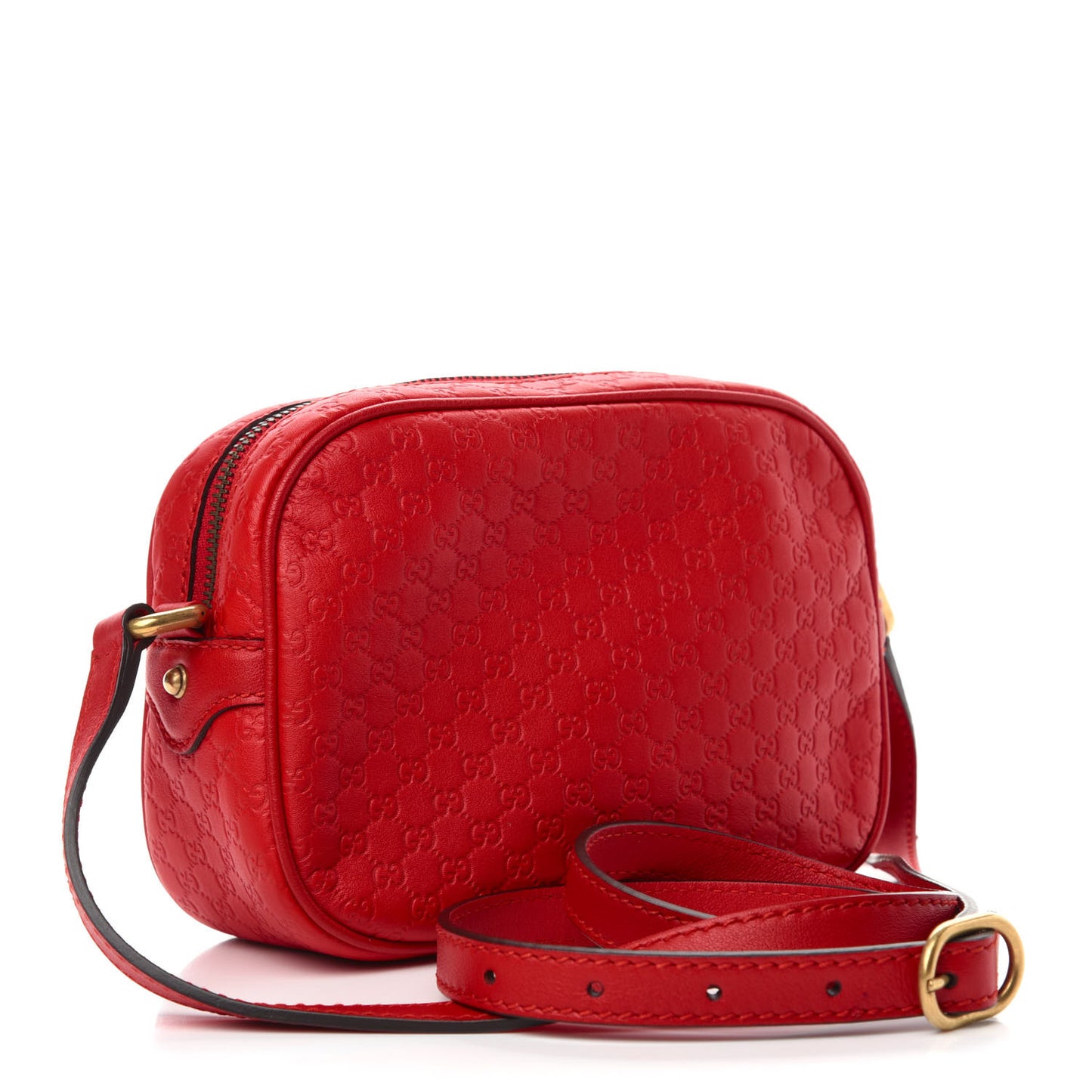 Microguccissima Sunshine Disco Crossbody Bag Red