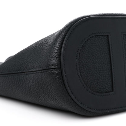 Hermes Taurillon Clemence Swift In-The-Loop 18 Bag Black 8 of 10