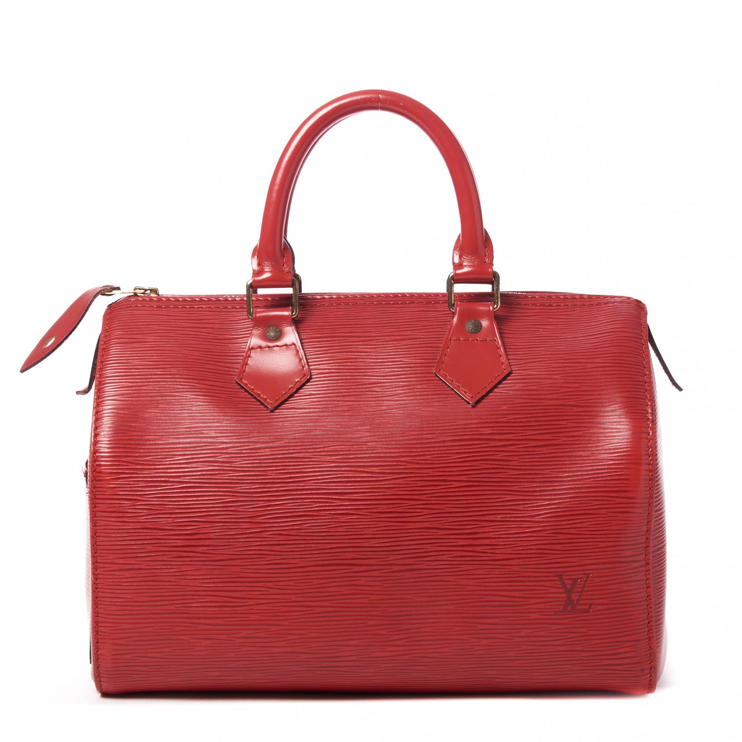 Louis Vuitton Epi Speedy 25 Castillan Red 1 of 9