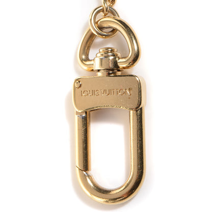 Louis Vuitton Metal Pochette Extender Key Ring Chain Gold 4 of 4