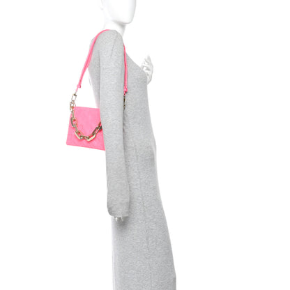 Louis Vuitton Calfskin Embossed Monogram Coussin BB Rose Fluo 2 of 9