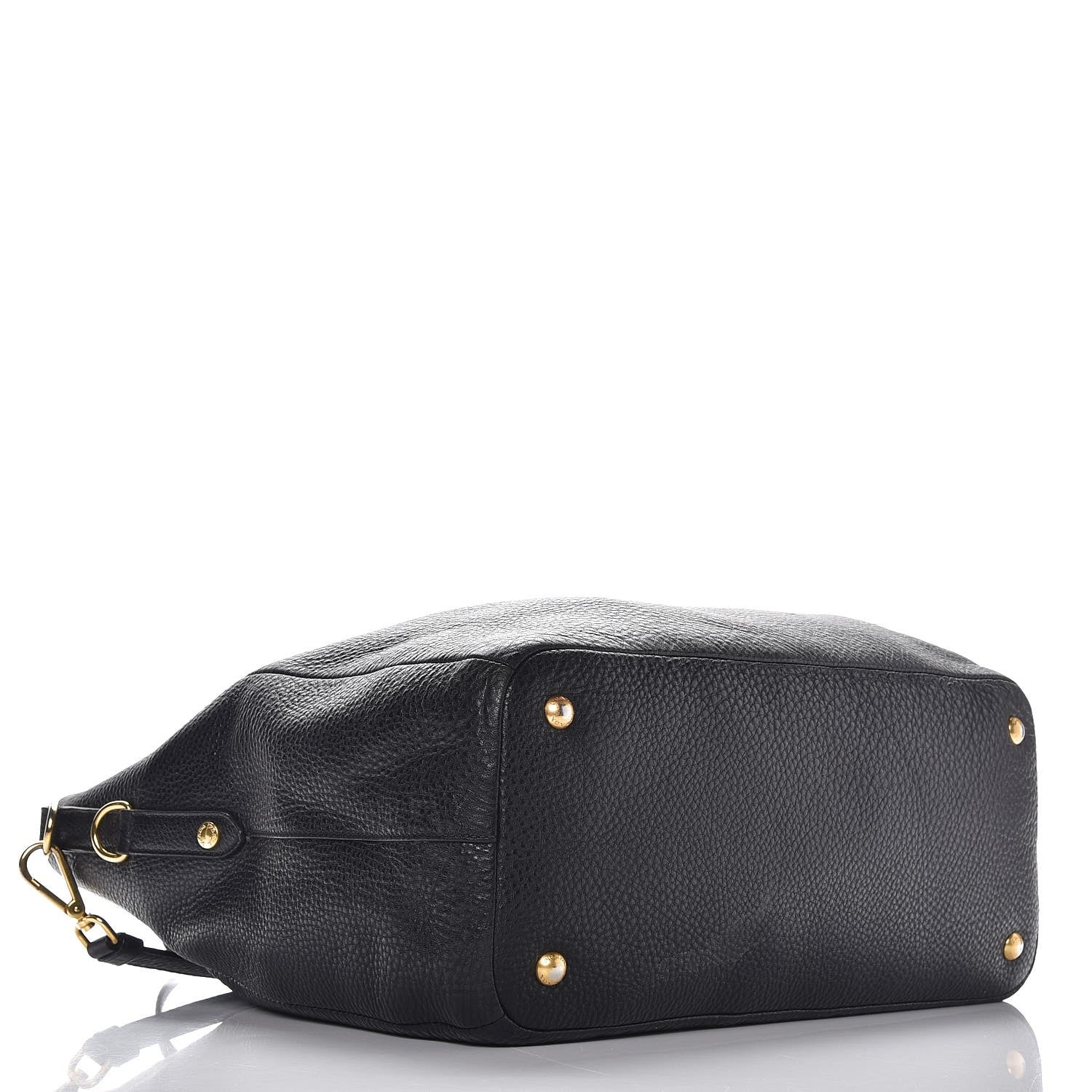Prada Vitello Daino Tote Nero Black 4 of 11
