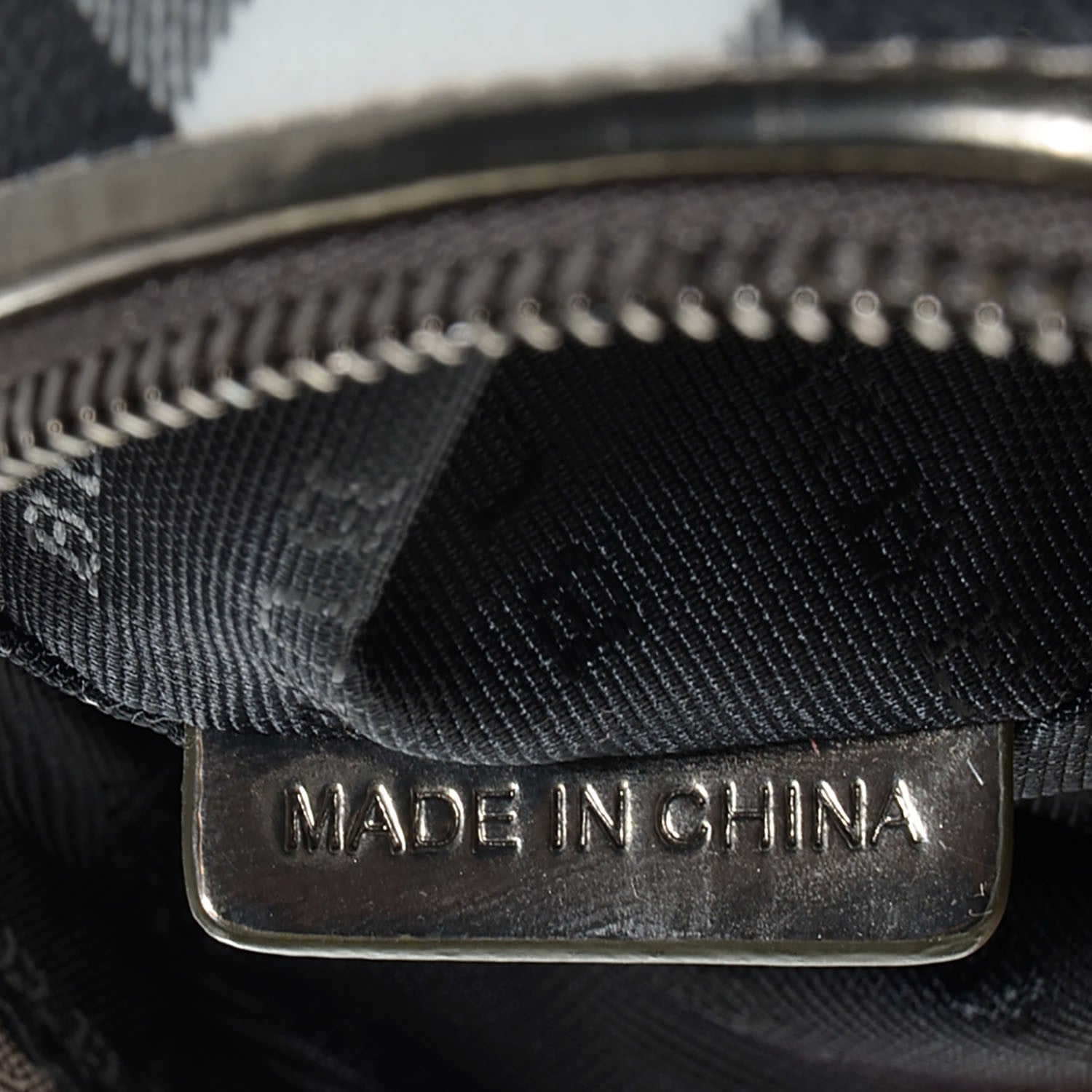 Burberry Nova Check Cosmetic Bag Nickel 8 of 8