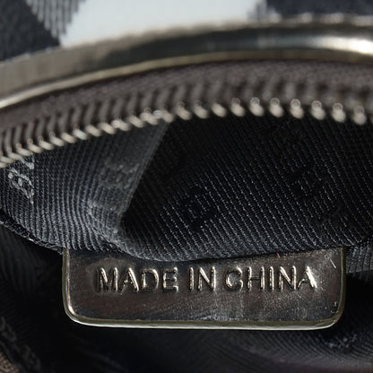 Burberry Nova Check Cosmetic Bag Nickel 8 of 8