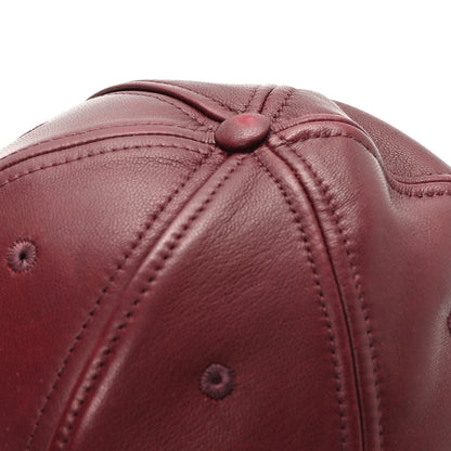 Gucci Nappa GG Baseball Hat M Burgundy 10 of 11