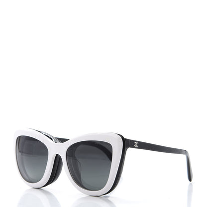 Chanel Acetate CC Clip On Sunglasses Set 5393 Black 3 of 11