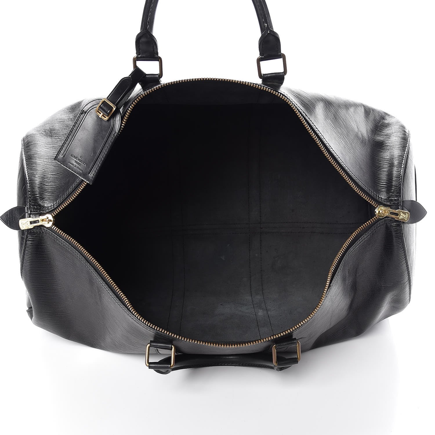 Louis Vuitton Epi Keepall 55 Black 5 of 26