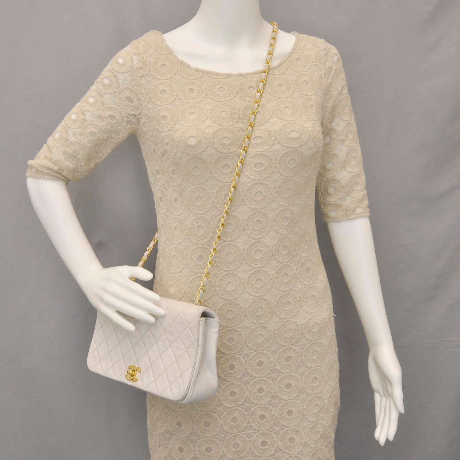 Chanel Lambskin Small Flap White 2 of 11