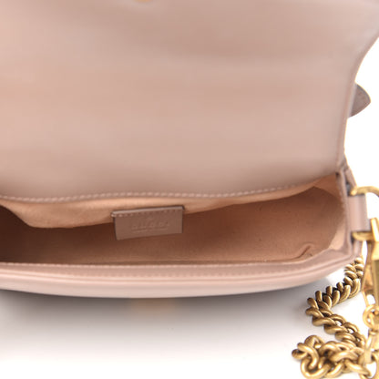 Gucci Calfskin Matelasse Mini GG Marmont Top Handle Shoulder Bag Porcelain Rose 5 of 10