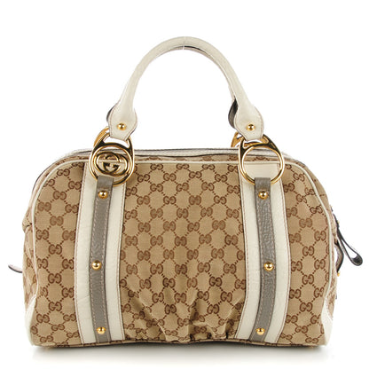 Gucci Monogram Medium Interlocking Boston Off White 1 of 8
