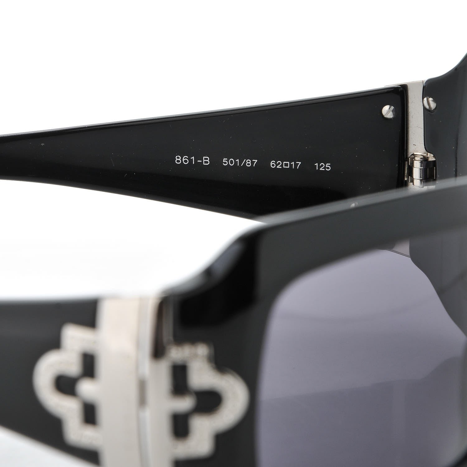 Bulgari Crystal 861-B Sunglasses Black 5 of 7