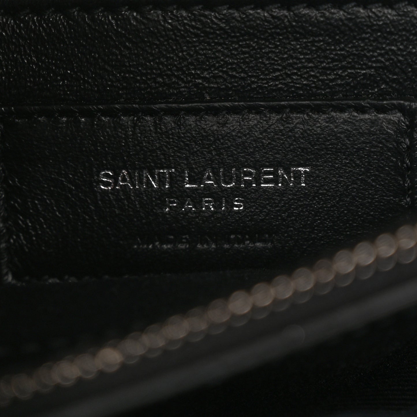 Calfskin Y Quilted Monogram Small Loulou Chain Satchel Black