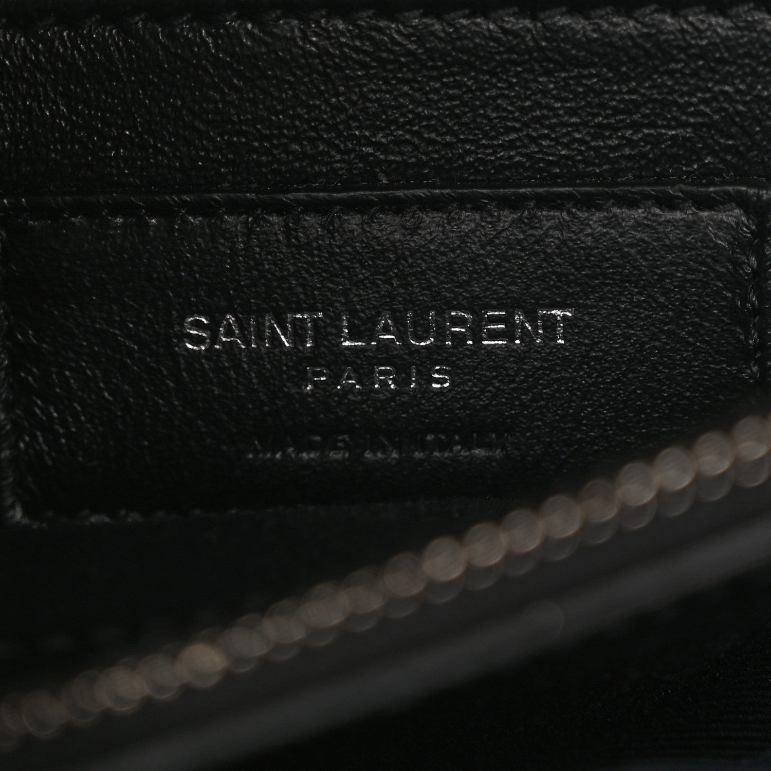Saint Laurent Calfskin Y Quilted Monogram Small Loulou Chain Satchel Black 7 of 13
