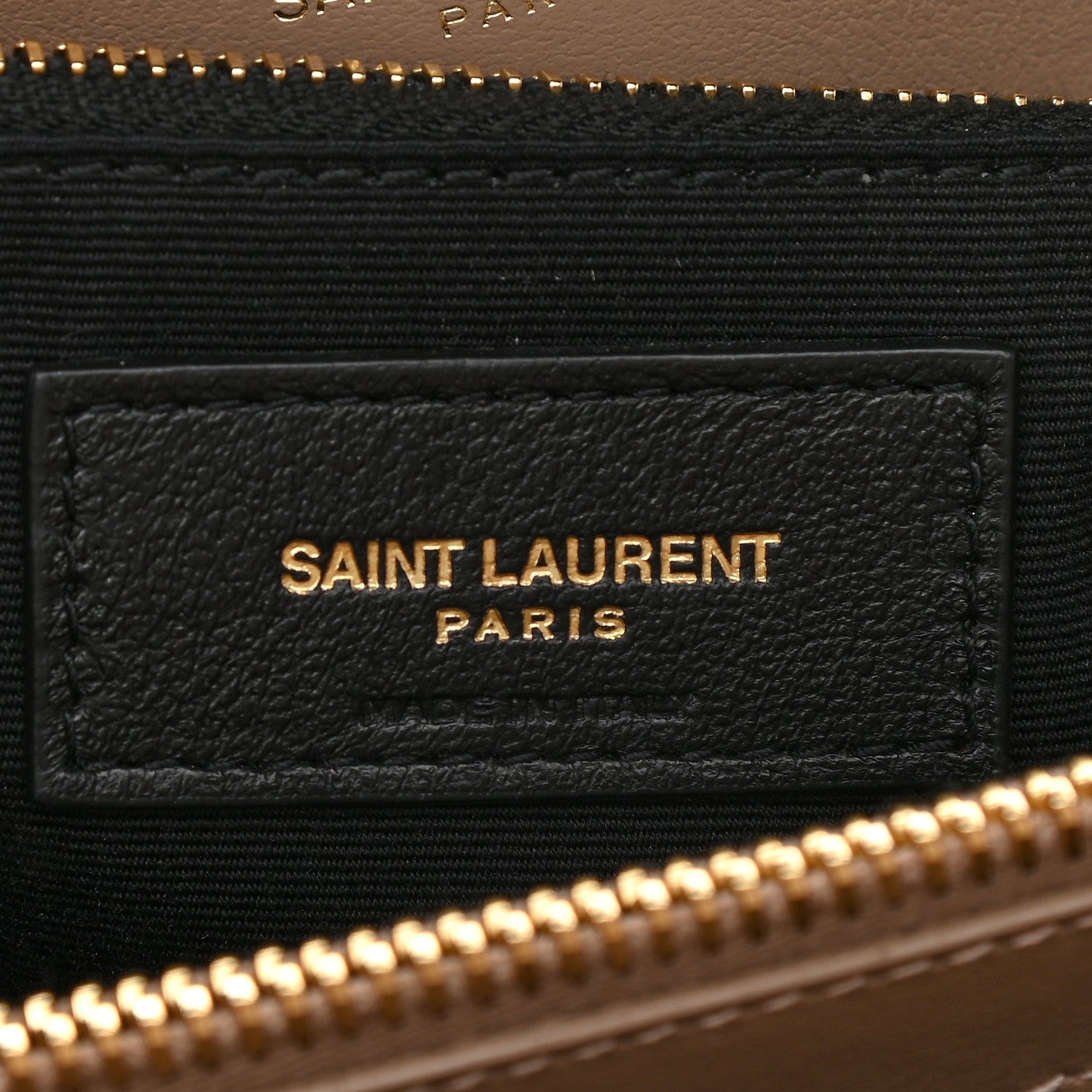 Saint Laurent Calfskin Y Quilted Monogram Medium Loulou Chain Satchel Dark Beige 6 of 10