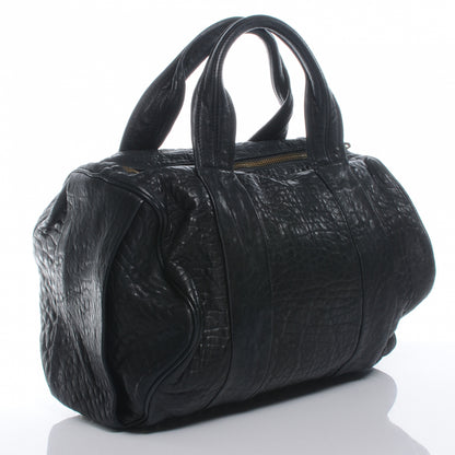 Alexander Wang Leather Rocco w Antique Brass Hardware Black 3 of 6