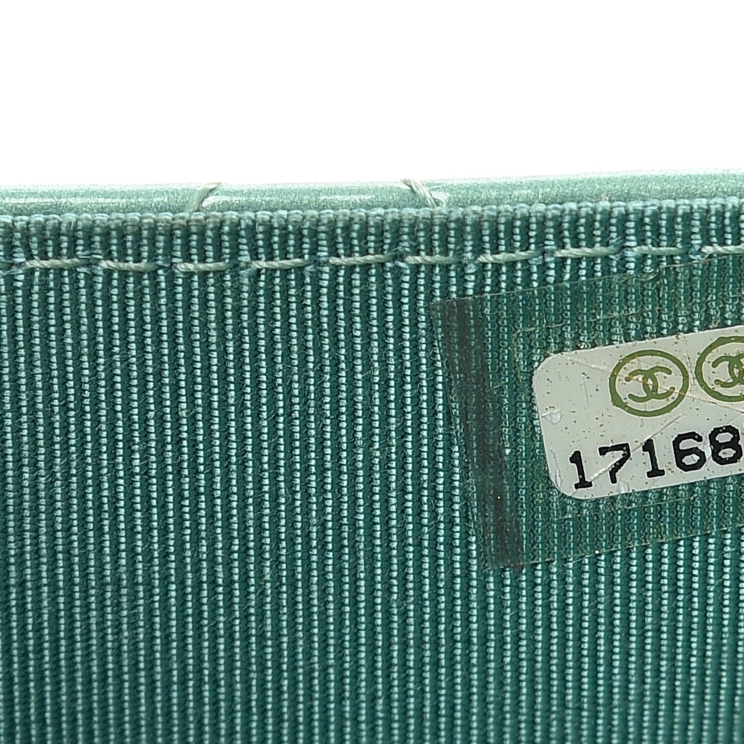 Chanel Patent Quilted Wallet On Chain WOC Green 8 of 10