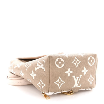 Louis Vuitton Empreinte Monogram Spring In The City Tiny Backpack Kaki Beige Cream 4 of 9