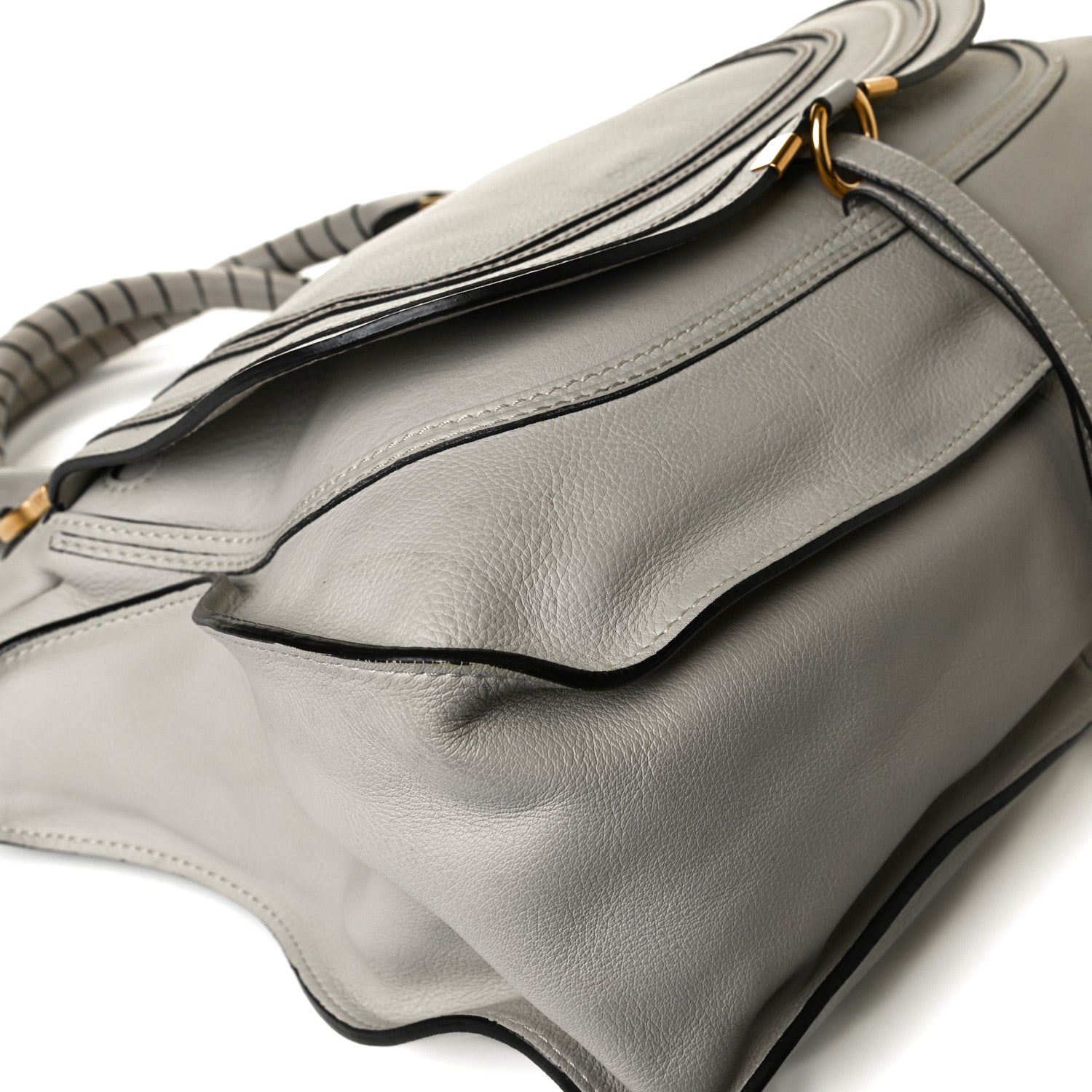 Chloe Calfskin Large Marcie Satchel Dove 28 of 38