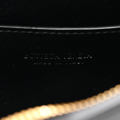 Bottega Veneta Lambskin Maxi Intreccio Cassette Phone Pouch Crossbody Bag Black 6 of 9
