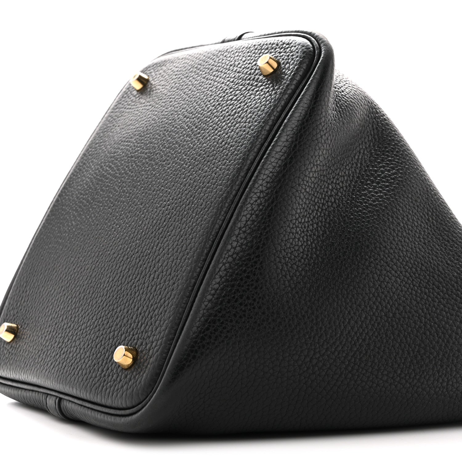 Hermes Taurillon Clemence Picotin Lock 22 MM  Black 10 of 15